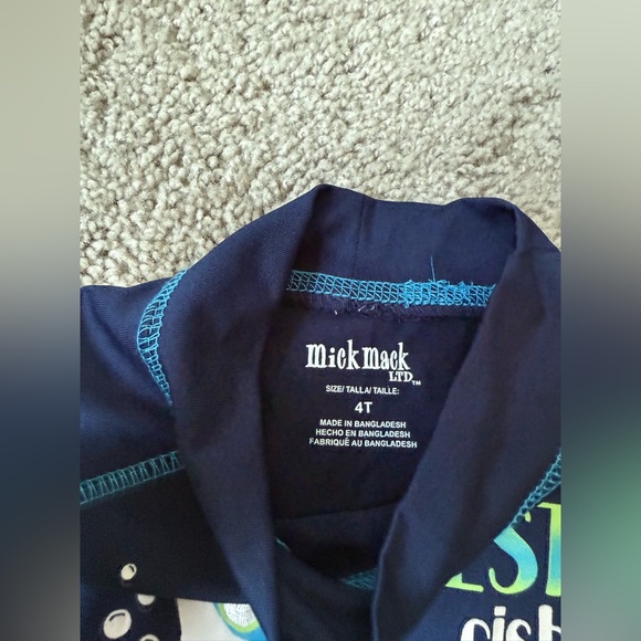 NWT Mick Mack Boys 4T Bathing Suit Two Piece - Picture 5 of 7